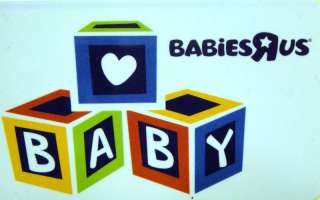 BABIES R US Gift Card Baby Toys COLLECTIBLE NO VALUE  