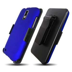 SAMSUNG GALAXY S2 T989 T MOBILE CASE HOLSTER COMBO W/ SWIVEL KICKSTAND 