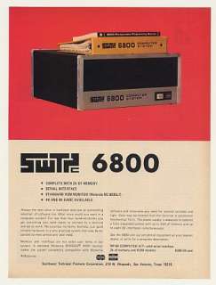 1976 Southwest Technical SWTPC 6800 Computer System Ad  