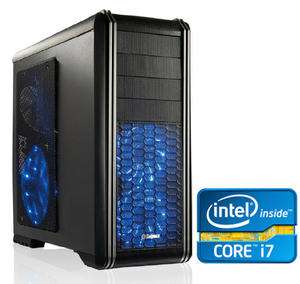 Intel Core i7 3820 Quad Core Liquid Cooled Gaming Computer Radeon 