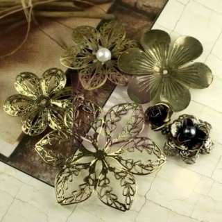 Prima 930028 Vintage Trinkets   Flowers 6 pieces NEW  