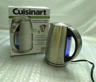   PerfecTemp 1.7 Liter Stainless Steel Cordless Electric Kettle  