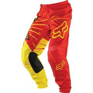  30 # RED/YELLOW ROCKSTAR FOX 2012 HC PANT Automotive