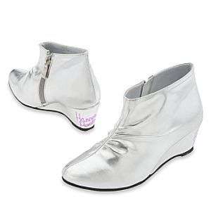 Hannah Montana Silver Boots Shoes Costume Disney NWT  