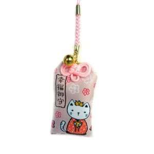  Japanese Luck Charm Kitty and Flower Good Luck Toys 