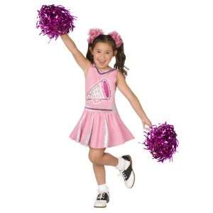   Pink Cheerleader Child Costume / Pink   Size 4 6 SM 