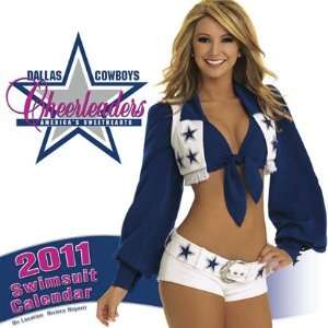 Dallas Cowboys Cheerleaders 2011 Wall Calendar  Sports 