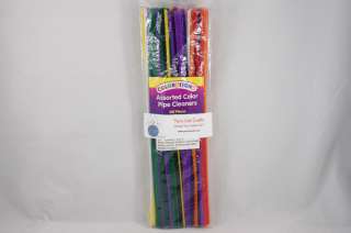 Chenille Pipe Cleaners 12 Assorted Colors 100/Pack   Selection  