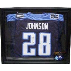  Chris Johnson Autographed Jersey   Reebok Blue EQT Custom 