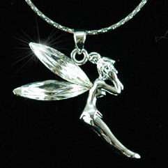 Tinkerbell Fairy use Swarovski Crystal Necklace SN057  