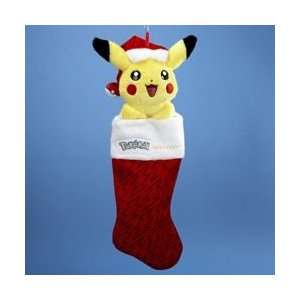   Pikachu Plush Head Christmas Stocking 20 inches Long