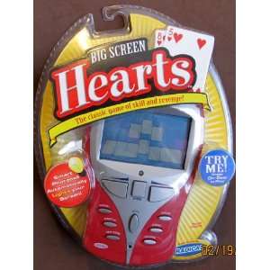  Big Screen HEARTS Game w LIGHTED SCREEN Handheld Game 