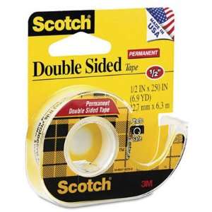   Double Sided Office Tape with Hand Dispenser, 1/2 x 250 (Clear