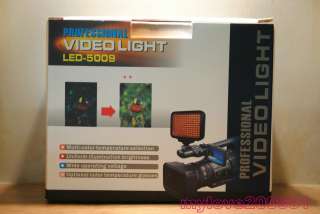 LED 5009 120 LED Video Light DV Camcorder Hot Shoe Lamp With a power 