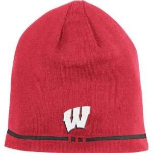  Wisconsin Badgers Coachs Sideline Uncuffed Knit Hat 