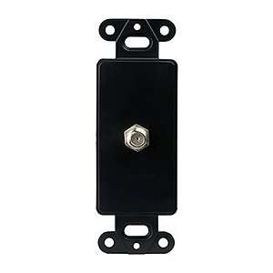   Decorator Mounting Strap with Coaxial Adapter, Black