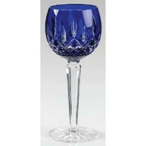  Waterford Lismore Cobalt Blue Hock Wine, Crystal Tableware 