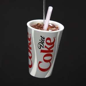  Club Pack of 12 Coca Cola Diet Coke Gray Cup With Straw 