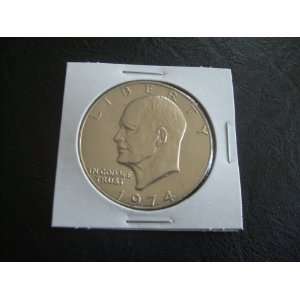    1974 P IKE Eisenhower Circulated Dollar Coin 