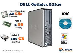 Dell Optiplex GX620 refurbished Slim desktop computer xp pro + DELL CD 