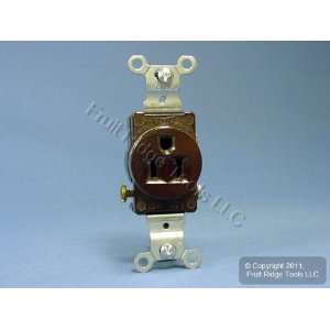  Cooper Brown COMMERCIAL Single Outlet Receptacle 15A 817B 