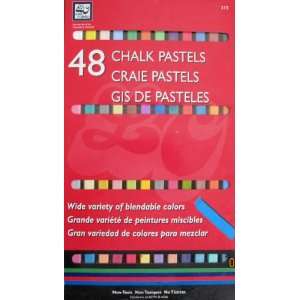  Loew Cornell Chalk Pastels Box of 48 Chalk Pastel Sticks 