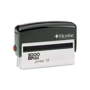  COSCO 2000 Plus P15 Printer Stamp,0.31 x 2.69   Black 