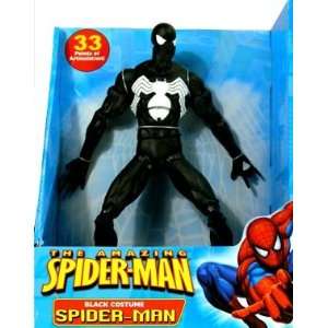   12 Inch Deluxe Action Figure Black Costume Spider Man Toys & Games
