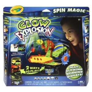  Crayola Glow Explosion Spin Magic Toys & Games