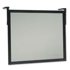 3M Standard Flat Frame Monitor Filter, 16 19 CRT, Antiglare, Black
