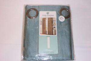 Cindy Crawford Grommet Curtain Panel   Fontayne Teal  