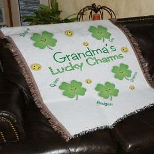  Personalized Lucky Charms Tapestry Throw Blanket