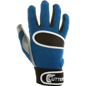  Cutters Combo C Tack Youth Batting Glove Pair Pack   Royal 