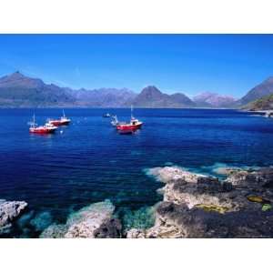  Fishing Boats with the Black Cuillin Behind, Elgol, Isle 