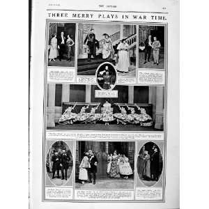  1916 WAR THEATRE HAPPY DAY DALY SHAFTESBURY LADY FRAYLE 