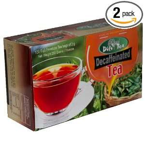 Dils Royal Tea Decaffeinated (CO2) Processed Black Tea, 100 Count Tea 