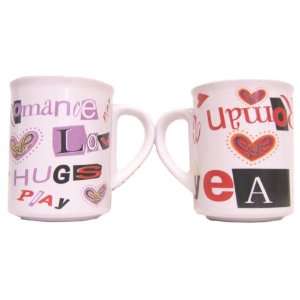   Valentines Ceramic Love Themed Coffee Mug Case Pack 72