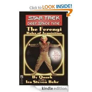 The Star Trek Deep Space Nine The Ferengi Rules of Acquisition Ira 