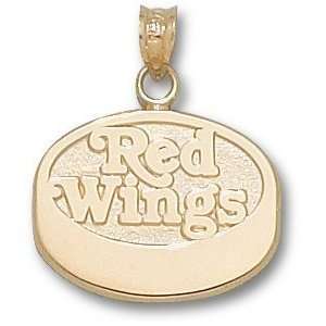  Detroit Red Wings Puck Charm/Pendant