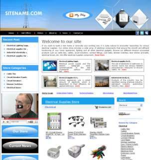 No dropship Electrical supplies business Website 4 Sale  