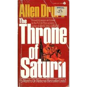   OF SATURN ~ by ALLEN DRURY (paperback) AVON BOOKS ALLEN DRURY Books