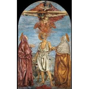   St Jerome and Two Saints, By Andrea del Castagno 