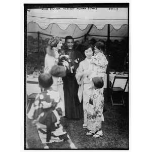  Anna Pavlova,Viscount Mishima & family
