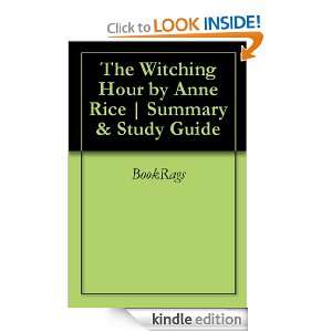 The Witching Hour by Anne Rice  Summary & Study Guide BookRags 