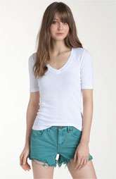 Splendid Deep V Half Sleeve Tee