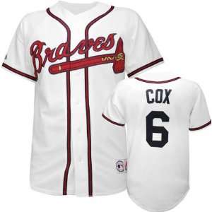 Bobby Cox Majestic MLB Home Replica Atlanta Braves Jersey