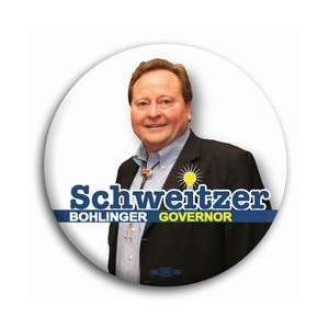 Brian Schweitzer for Governor Photo Button   3 (Montana)