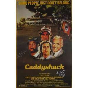 Cindy Morgan and Michael OKeefe Autographed/Hand Signed Caddyshack 