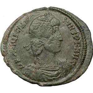 CONSTANTIUS II 348AD Ancient Authentic Genuine Roman Coin BATTLE