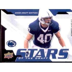  DAN CONNOR PENN STATE UPPER DECK STARS OF THE DRAFT ROOKIE 